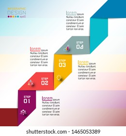 Modern Design template use for infographics, banner, labels.