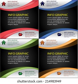 modern design template for website and graphic, icon, numbers, text box. 