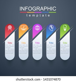 Modern design templates for presenting marketing information or business planning information,Infographic template,Vector.