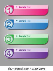 modern design text box template for website, speech bubble, labels, icon. 