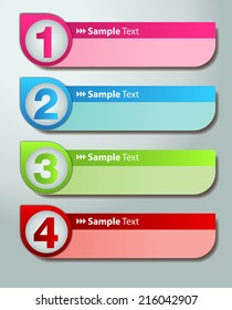 modern design text box template for website, speech bubble, labels, icon. 