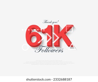 Modern design thank you very much 61k followers.