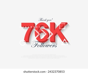 Modern design thank you very much 76k followers.