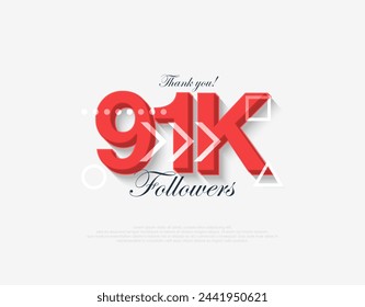 Modern design thank you very much 91k followers.