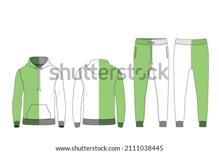 Modern Design Track Suit Vector