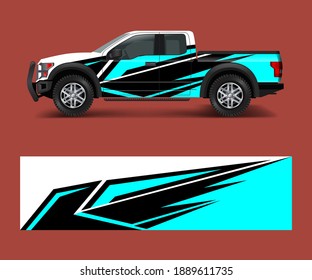 Modern Design For Truck Graphics Vinyl Wrap Vector