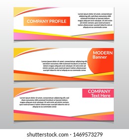 Modern design Vector abstract geometric design banner web template Orange Gradient color. illustration EPS 10