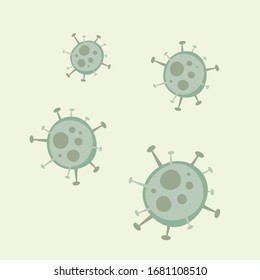 Modern design vector illustration for virus, mers, influenza, covid-19, corona