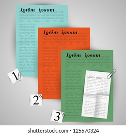 Modern design vector template