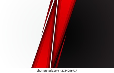 Modern design for wallpaper, banner, flyer in geometric style. Corporate concept red black gray contrast background. Vector graphic design