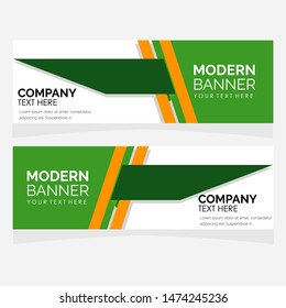 modern design, web banner template, vector illustration.