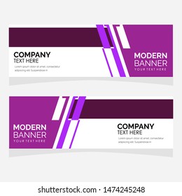 modern design, web banner template, vector illustration.