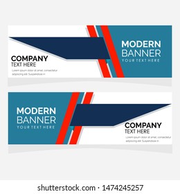 modern design, web banner template, vector illustration.