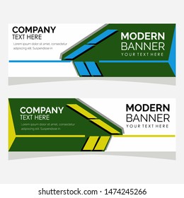 modern design, web banner template, vector illustration.