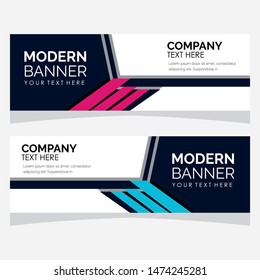 modern design, web banner template, vector illustration.