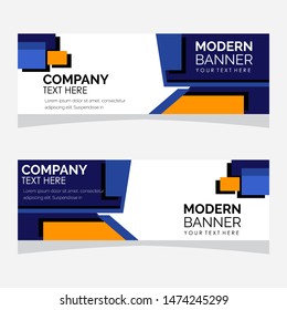 modern design, web banner template, vector illustration.