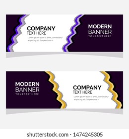 modern design, web banner template, vector illustration.