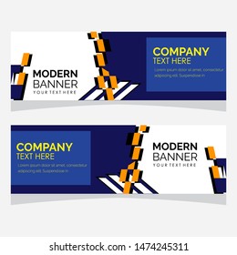 modern design, web banner template, vector illustration.
