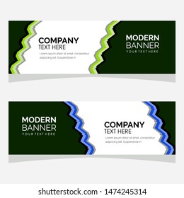modern design, web banner template, vector illustration.