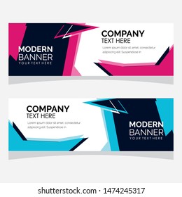 modern design, web banner template, vector illustration.