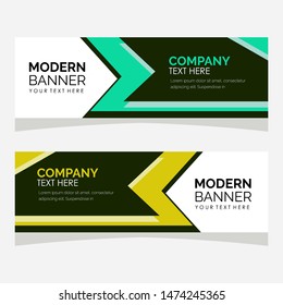 modern design, web banner template, vector illustration.
