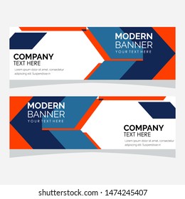 modern design, web banner template, vector illustration.