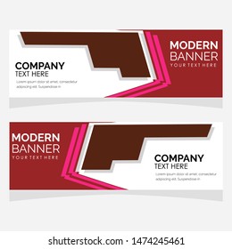 modern design, web banner template, vector illustration.