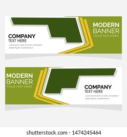 modern design, web banner template, vector illustration.
