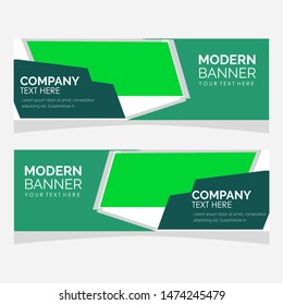 modern design, web banner template, vector illustration.