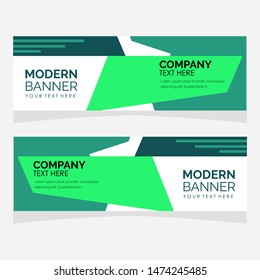 modern design, web banner template, vector illustration.