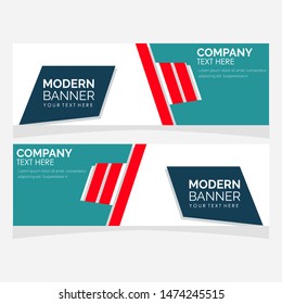 modern design, web banner template, vector illustration.
