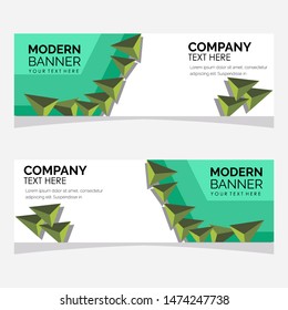modern design, web banner template collection, vector illustration. 