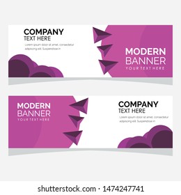 modern design, web banner template collection, vector illustration. 