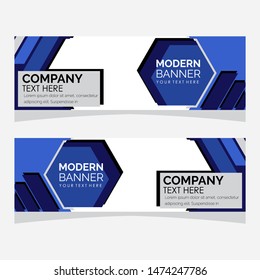 modern design, web banner template collection, vector illustration. 