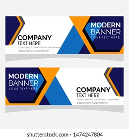 modern design, web banner template collection, vector illustration. 