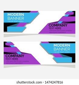 modern design, web banner template collection, vector illustration. 