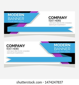 modern design, web banner template collection, vector illustration. 