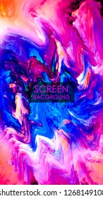 Modern design.Abstract marble texture of colored bright liquid paints.Splash neon trends paints.Used design presentations, print,flyer,business cards,invitations, calendars,sites,
screen saver,cover