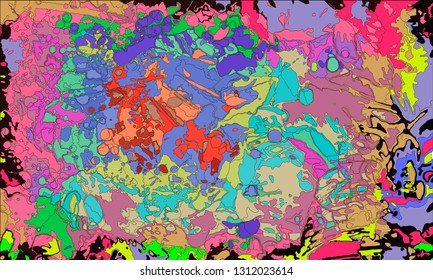 Modern design.Abstract texture splash explosion of colorful bright liquid neon line paints.Art design presentations,prints,wallpapers,flyers,cards,screensavers,paintings,websites,packaging,cover.