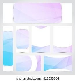 Modern designed brochure card flyer layout template. Vector illustration