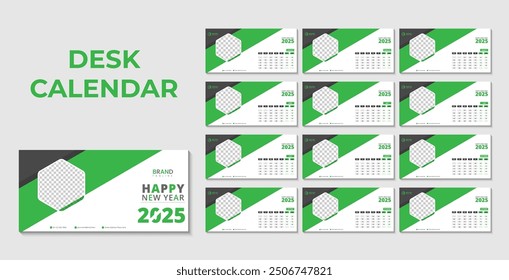 Modern Desk Calendar Design Template - Powered by Shutterstock - Get 15% off with code: PIKWIZARD15