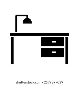 Modern desk for work or study, featuring a clean and organized setup. Ideal for office, home workspace, and productivity concepts