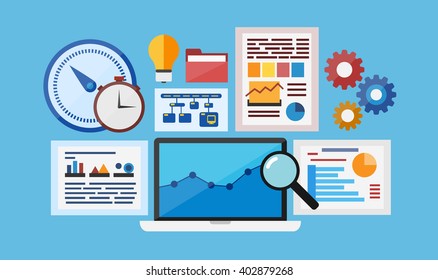 Modern developer workspace illustration