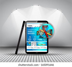 Modern devices mockups fpr your business projects. webtemplates included.