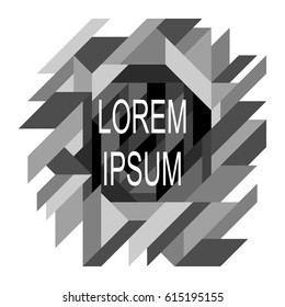 Modern diagonal abstract background geometric element, vector.
