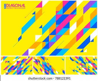 Modern diagonal abstract background vector. Suitable for your design element and background