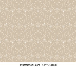 Modern diamond art deco seamless pattern. Trendy abstract texture. Vector geometric background.