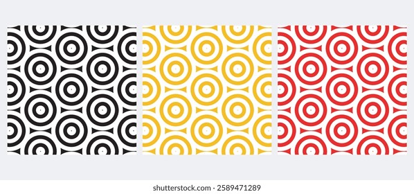 Modern diamond geometric waves spiral pattern, abstract circle seamless tile stripe geomatics overlapping create retro line pattern background. 