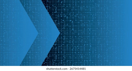 fundo abstrato digital moderno com um padrão de grade preta. design vetorial