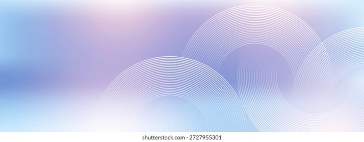 Fondo azul abstracto digital moderno con líneas circulares. Diseño geométrico del arte de la línea de la raya para el cartel, folleto, cubierta, Sitio web, cabecera, Anuncio del Web, presentación